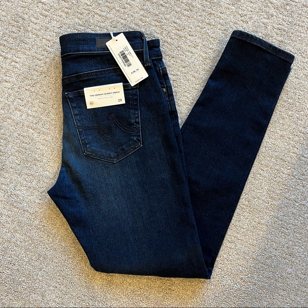 AG Adriano Goldschmied The Farrah High-Rise Skinny Ankle jean